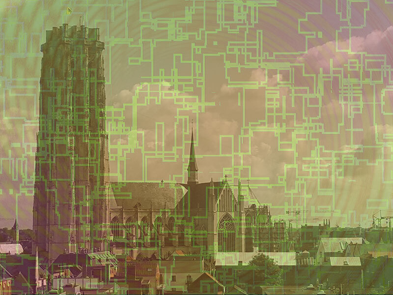 Mechelen verkeersgeleidingssysteem